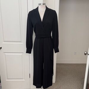 H&M Black Long Sleeve Jumpsuit
